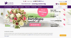 Desktop Screenshot of euroflorist.no
