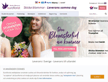 Tablet Screenshot of euroflorist.se