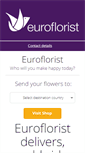 Mobile Screenshot of euroflorist.com